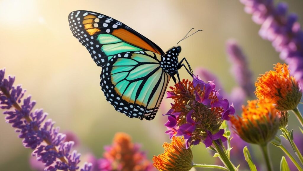 Butterfly emerging from a chrysalis, symbolizing personal growth and transformation through holistic life coaching.